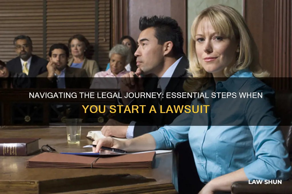 when you start a law suit