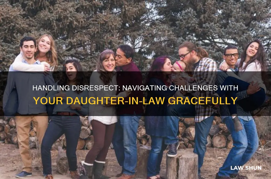 when your daughter in law disrespects you