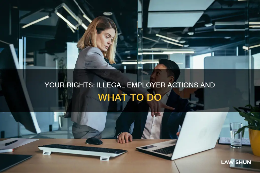 when your employer is breaking the law