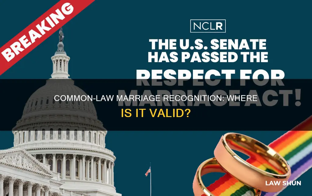 where are common law marriages recognized