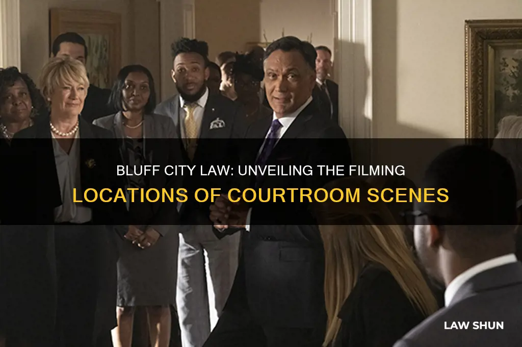 where are the courtroom scenes shot on bluff city law