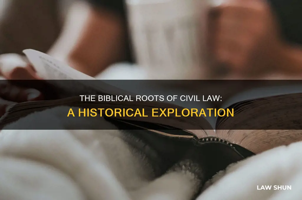 where did civil law originate bible