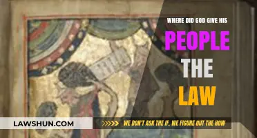 Where Did God Give His People the Law: Unveiling the Sacred Moment
