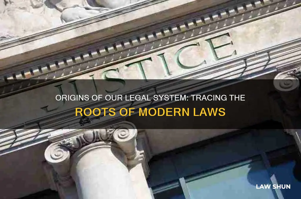 where did our laws come from