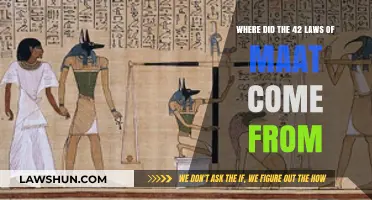 Origins of Ma'at's 42 Laws: Ancient Egypt's Divine Principles Explained
