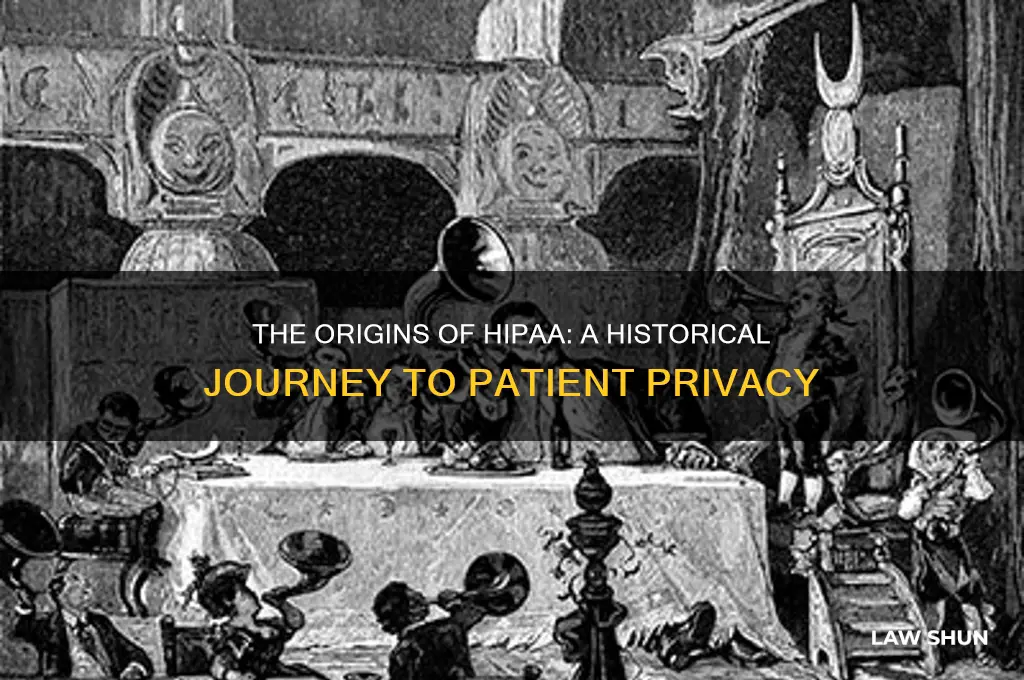 where did the hipaa law come from