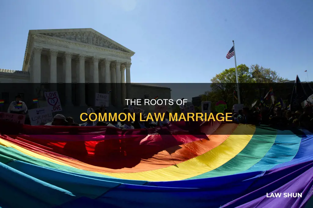 where did the term common law marriage come from