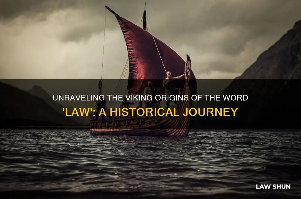 where did the viking word law come from
