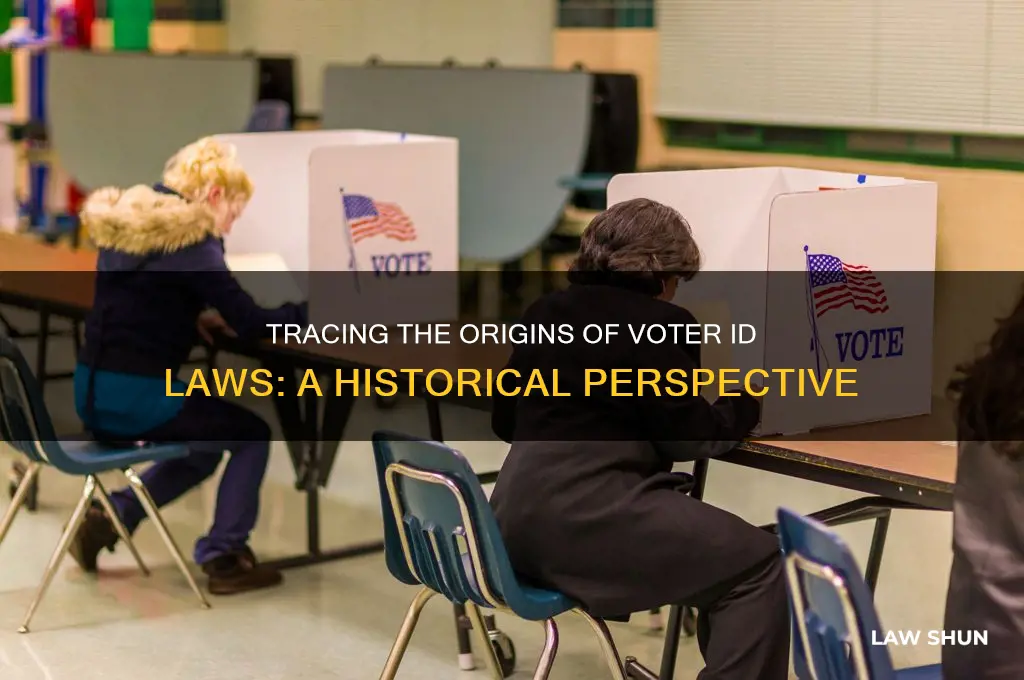 where did the vote id laws originate