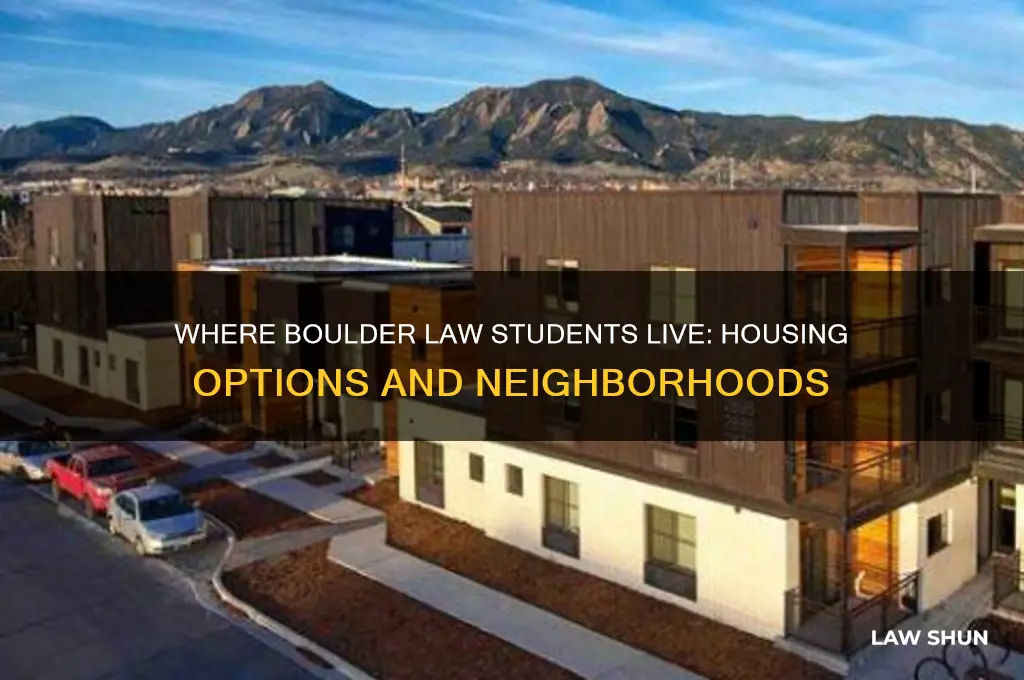 where do boulder law students live