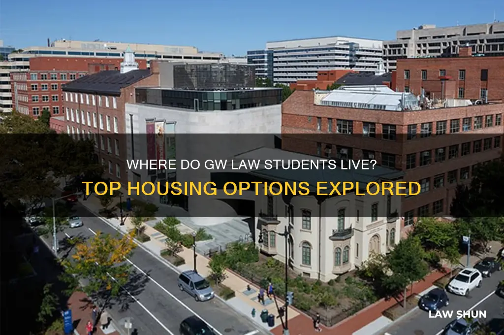 where do gw law students live