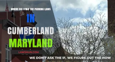 Cumberland, Maryland Parking Laws: Where to Find Regulations and Rules