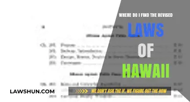 Revised Laws of Hawaii: Where to Find Updated Legal Statutes