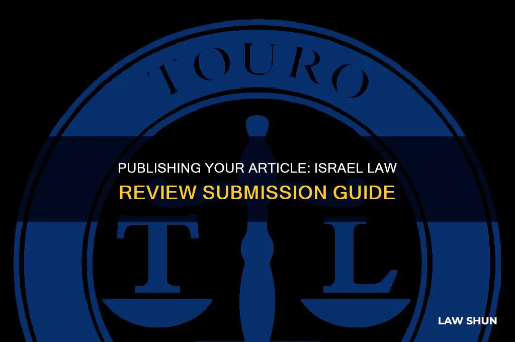 where do i publish an article about israel law review