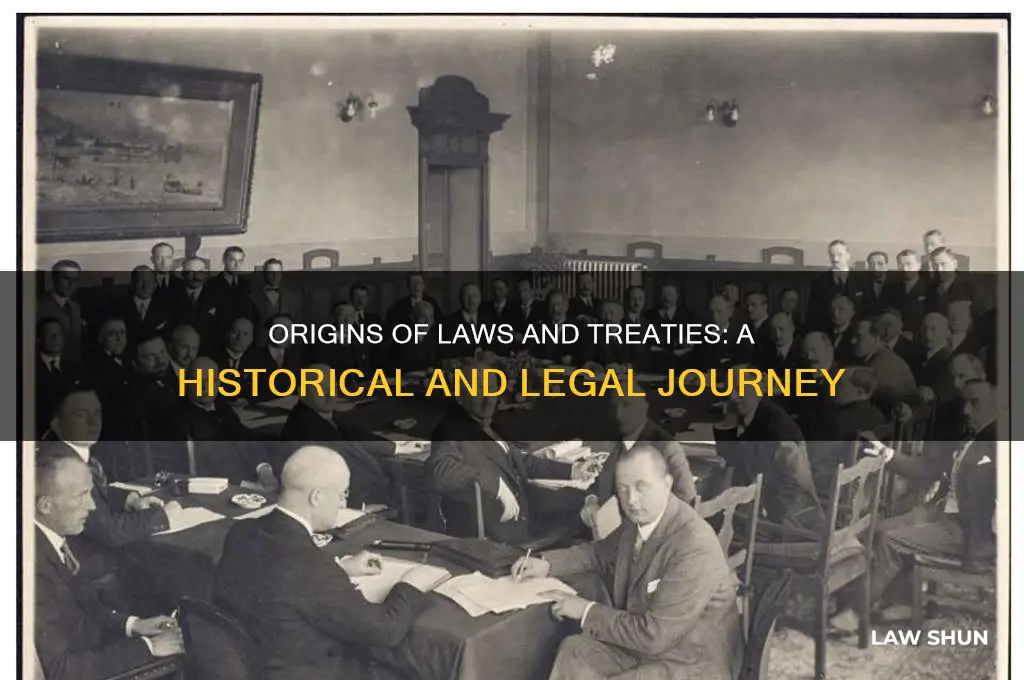 where do laws and treatis come from