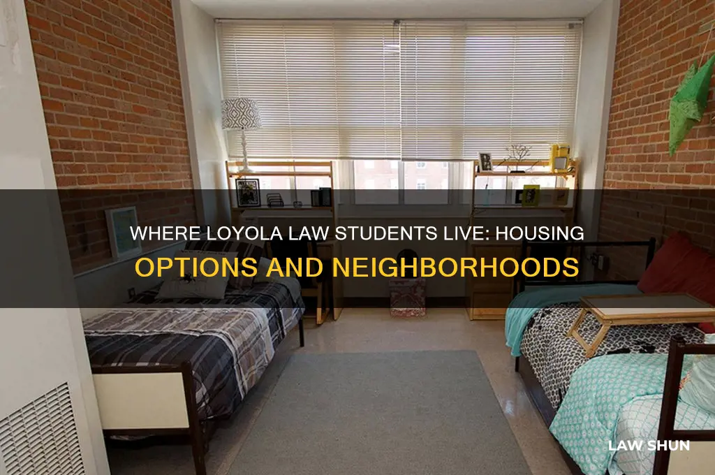 where do loyola law students live