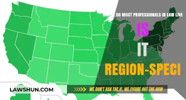 Where Do Lawyers Live? Exploring Regional Trends in Legal Professions