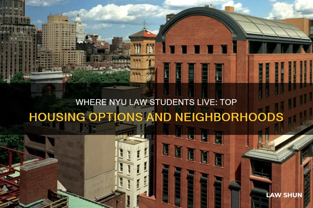 where do nyu law students live