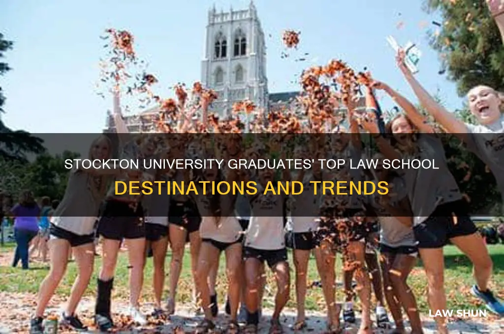 where do people from stockton university go to law shool