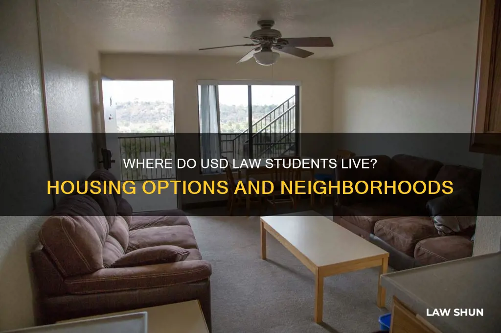 where do usd law students live