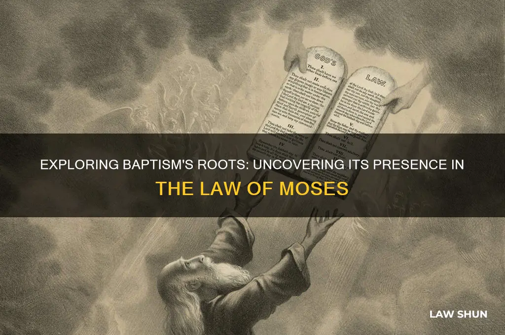 where do we find baptism described inthe law of moses