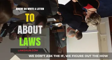 Navigating Legal Concerns: Who to Write to About Laws and Policies