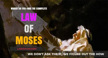 Unveiling the Complete Law of Moses: Where to Find Its Teachings