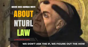 Aquinas' Natural Law: Exploring His Writings on Eternal Moral Principles