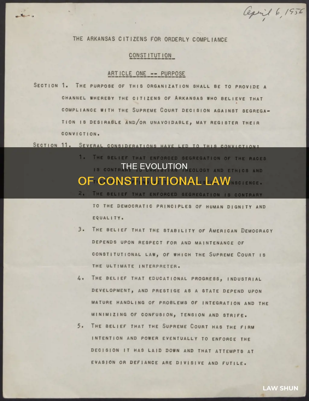where does constitutional law come from