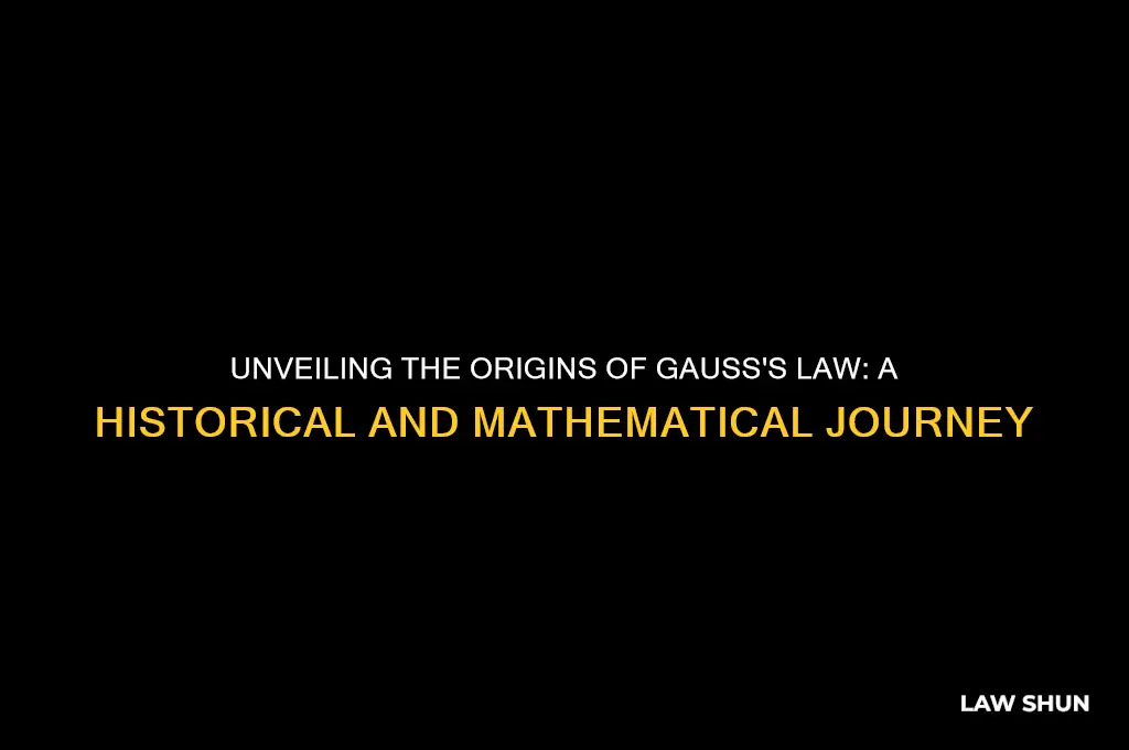 where does gauess law come from