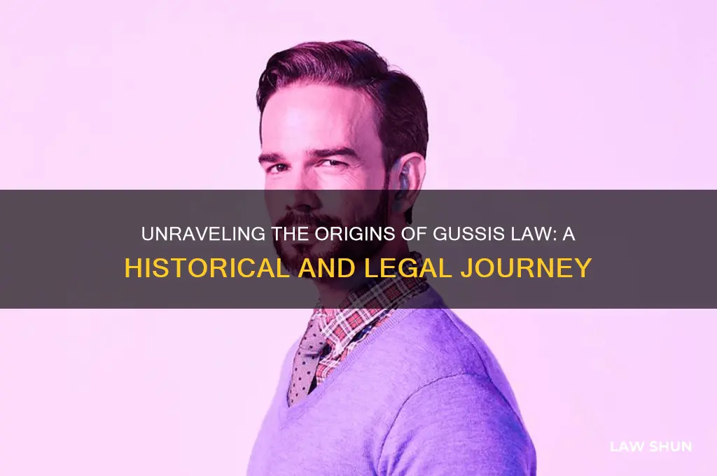 where does gussis law come from
