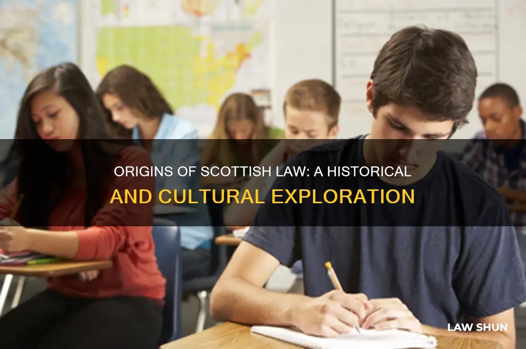 where does law come from in scotland