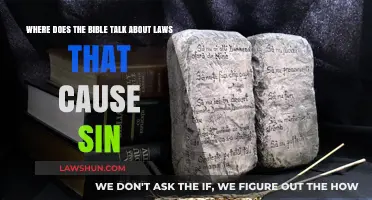 Biblical Laws That Cause Sin: Exploring Scriptural Insights and Warnings