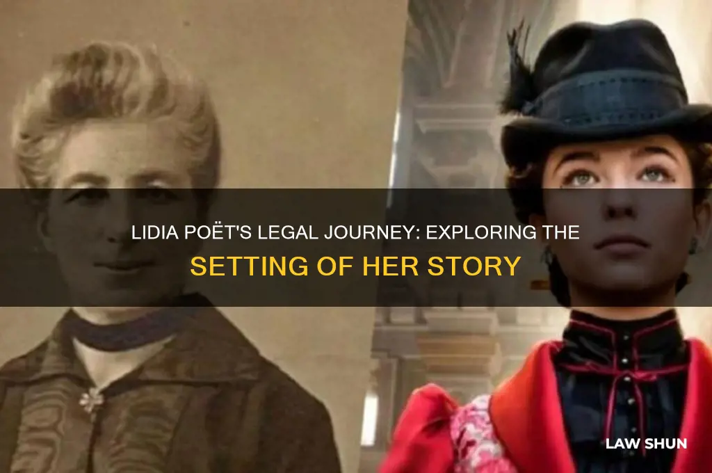 where does the law according to lidia poet take place