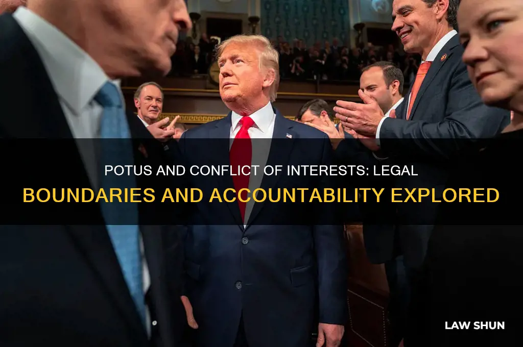 where does the law examplt potus from conflict of interests
