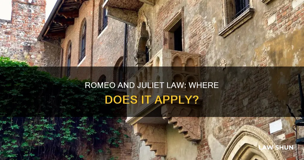 where does the romeo and juliet law apply