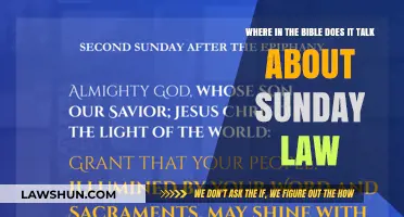 Sunday Law in Scripture: Exploring Biblical References and Interpretations