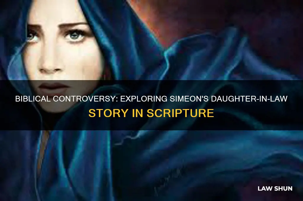 where in the bible does simeon sleep with his daughter-in-law