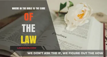 Biblical Insights: Unveiling the Cure of the Law's Scriptural Location