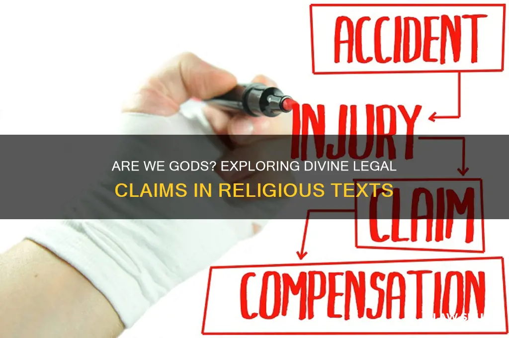 where in the law doe god aay ye are gods