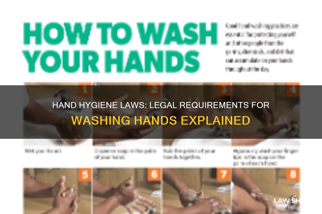where in the law does it apeak about washing hands