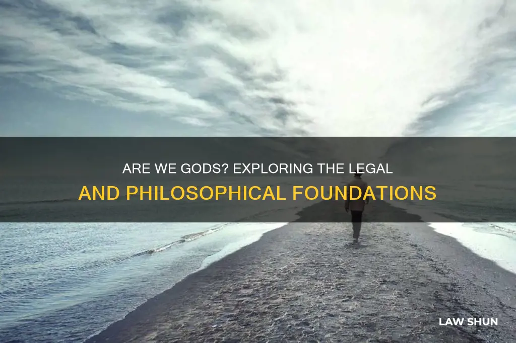 where in the law is it written you are gods