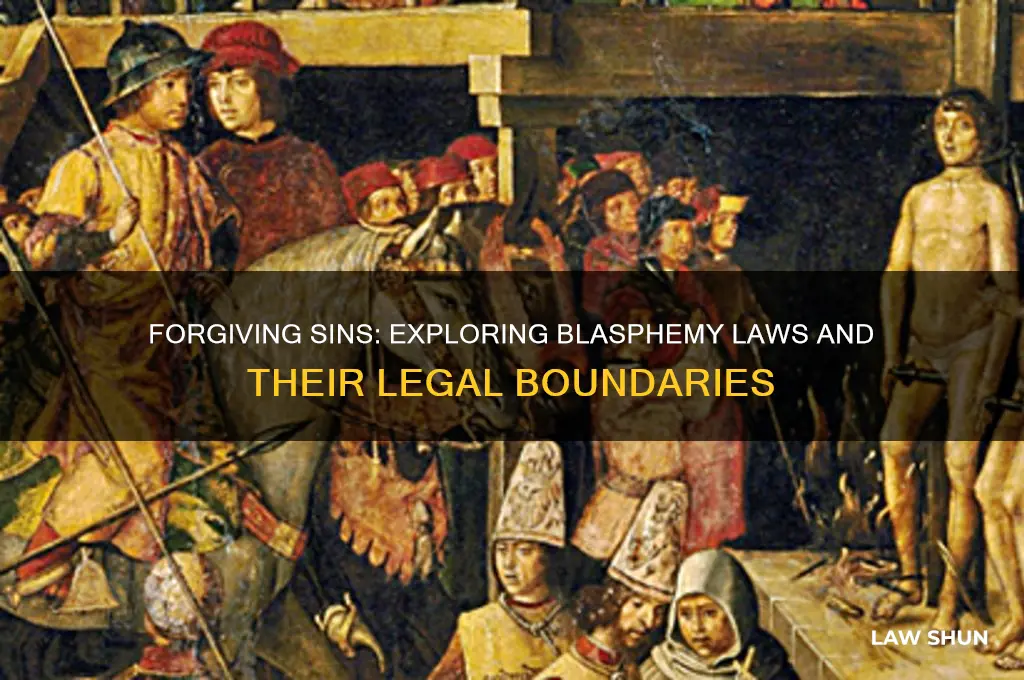 where in the law was it blasphem to forgive sin