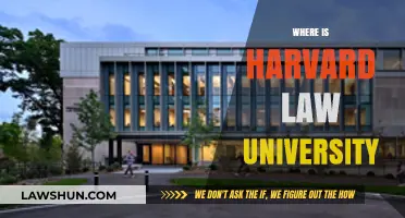 Harvard Law University: Where is it Located?