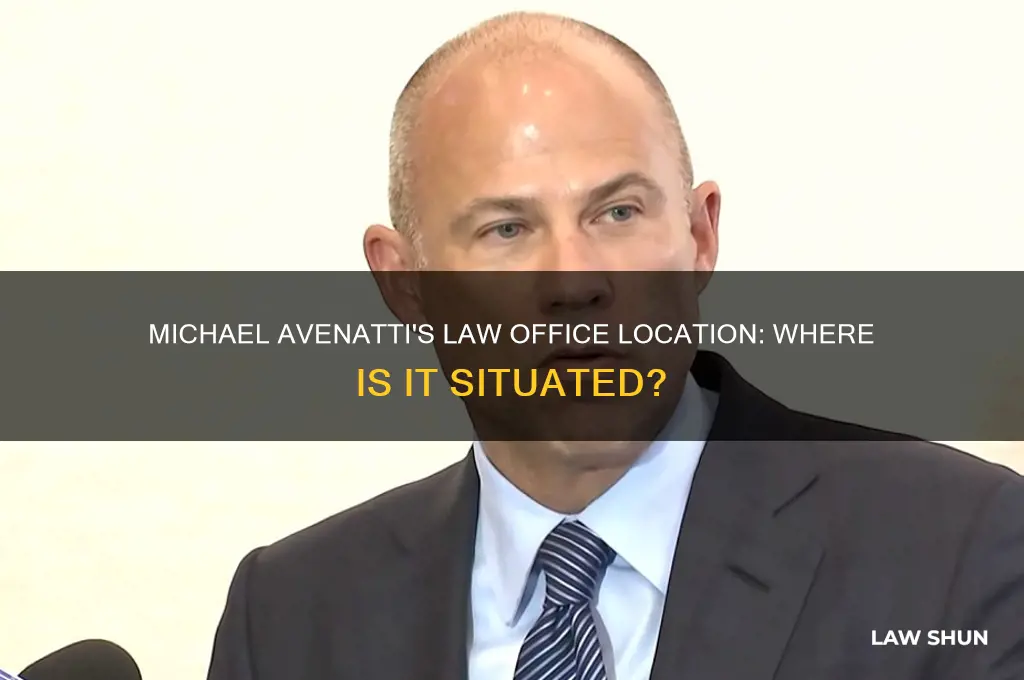 where is michael avenatti law office