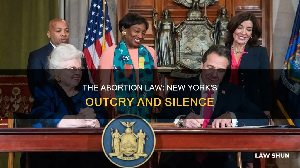 where is outcry over ny abortion law