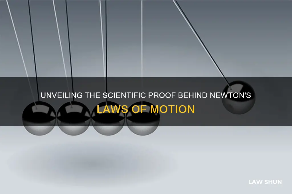 where is the evidence that supports the laws of motion