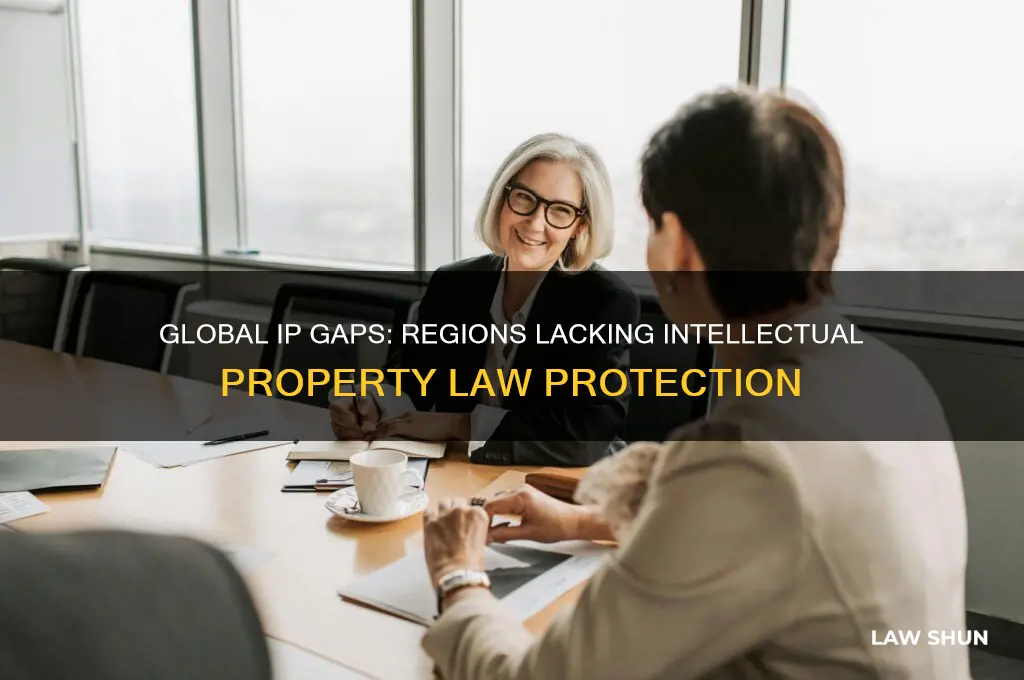 where is there a lack of intellectual property laws