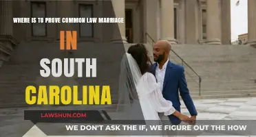 Proving Common Law Marriage in South Carolina