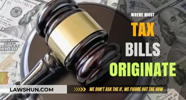 Understanding Tax Bills: Where Do They Originate?